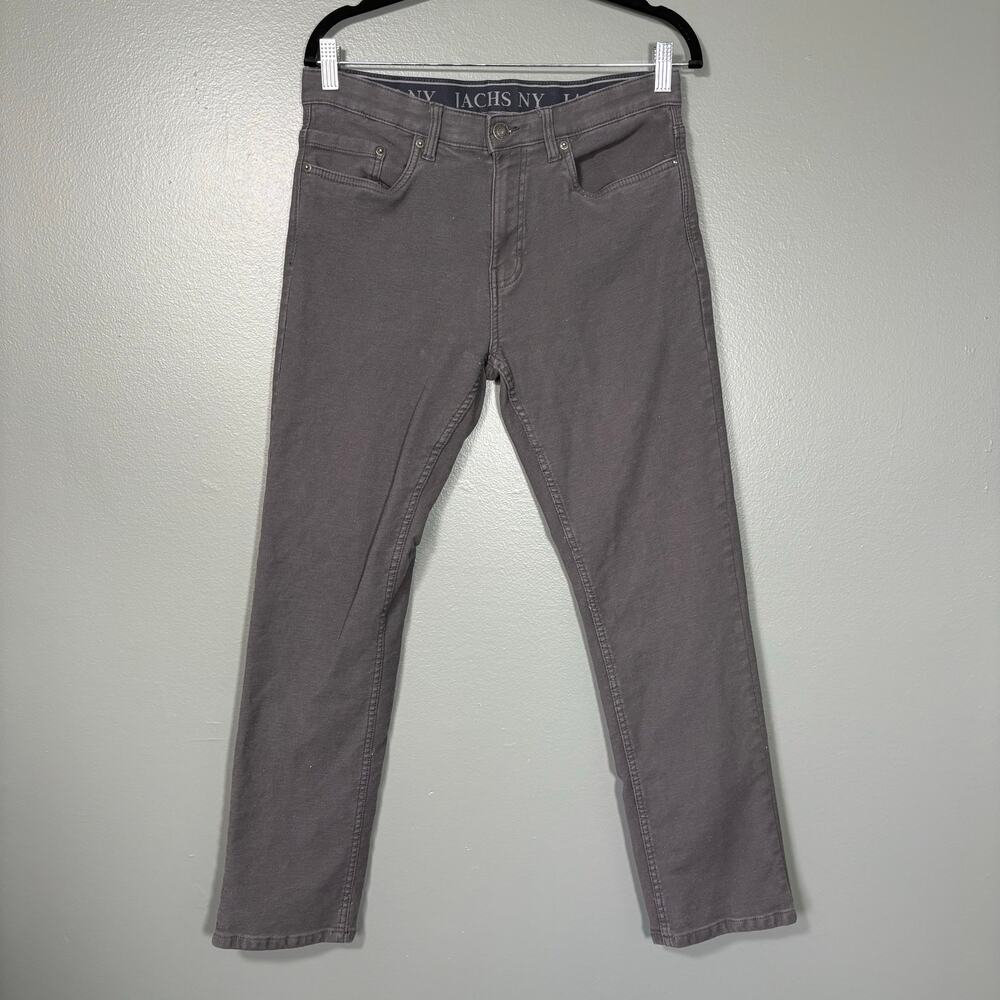 Jachs NY Men's Gray Comfort Waist Straight Leg Pants - Size 32/30 - Utility Work